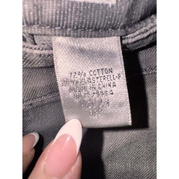 Chicos Platinum Denim Gray Jeans Size 2.5 Regular 72% Cotton 28% Elastrell-P dis - Picture 4 of 10